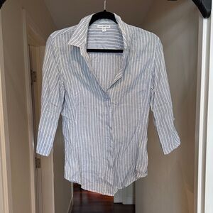 James Perse Blue Striped Shirt